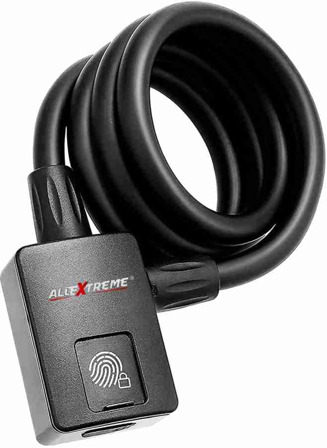 ALLEXTREME Bluetooth Bike Fingerprint Padlock Lock Cable with APP Open Waterproof ALL LOCKSS Anti Theft Cable Lock Price in India Buy ALLEXTREME Bluetooth Bike Fingerprint Padlock Lock Cable with APP ...