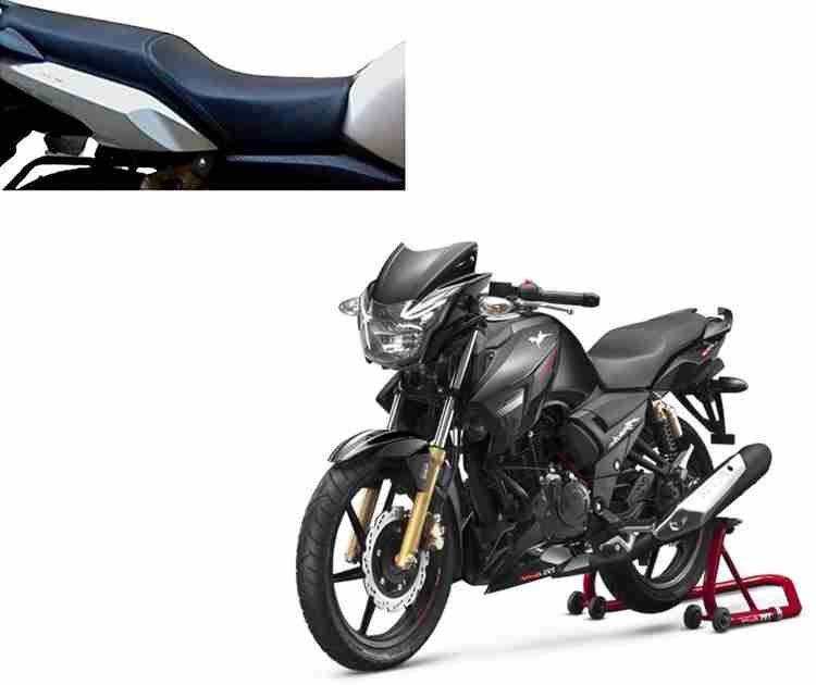IdealOrb High Quality Leather Seatcover For TVS Apache 180 RTR