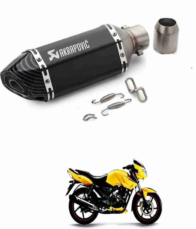 LOVMOTO Bike silencer cf TVS Apache RTR 160 Slip on Exhaust