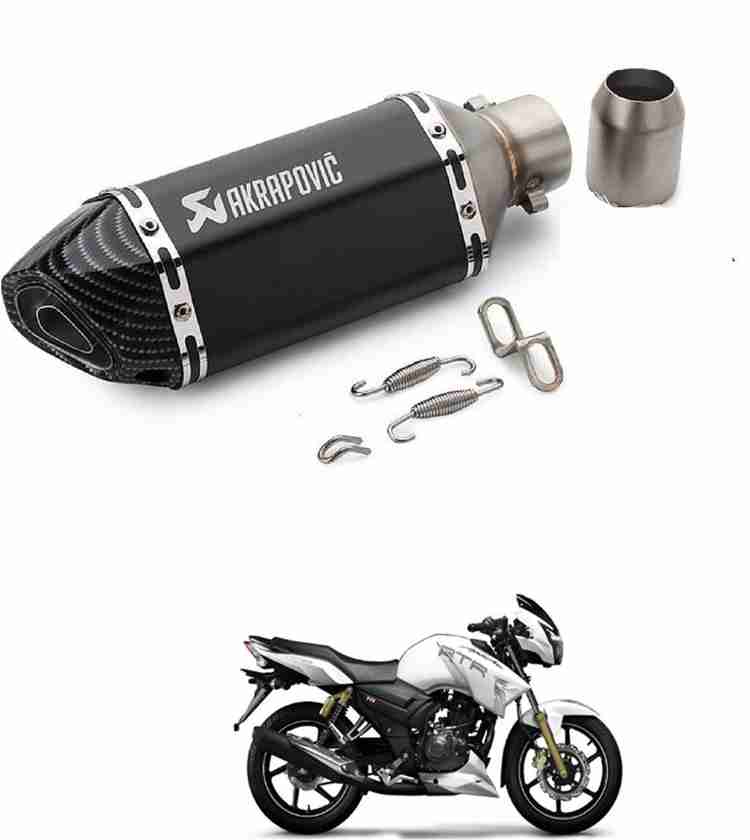 LOVMOTO Bike silencer cf TVS Apache RTR 180 Slip on Exhaust
