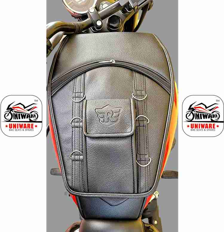 Uniware Leather Scratch Proof Mobile Pocket Tank Cover/Tank Bag Strap Royal  Enfield Classic 350, Classic 500, Classic Desert Storm, Electra Bike Tank  Cover Price in India - Buy Uniware Leather Scratch Proof