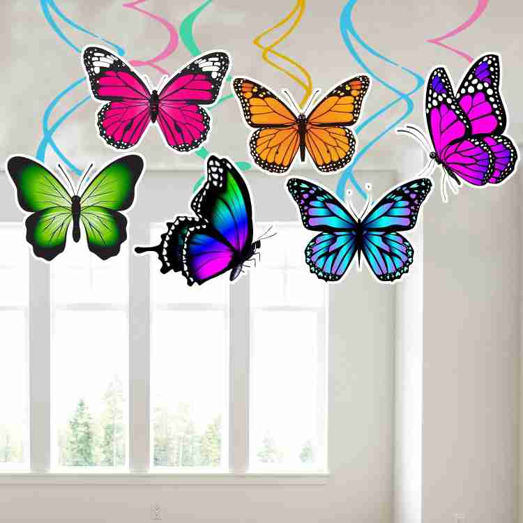 Hanging shop butterfly decorations