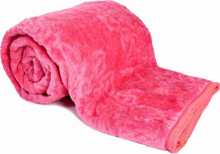 Magical floral single mink blanket outlet