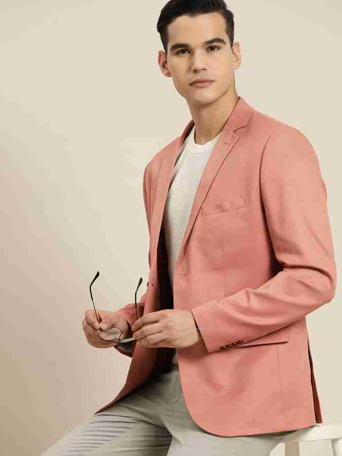 Peach color store blazer mens