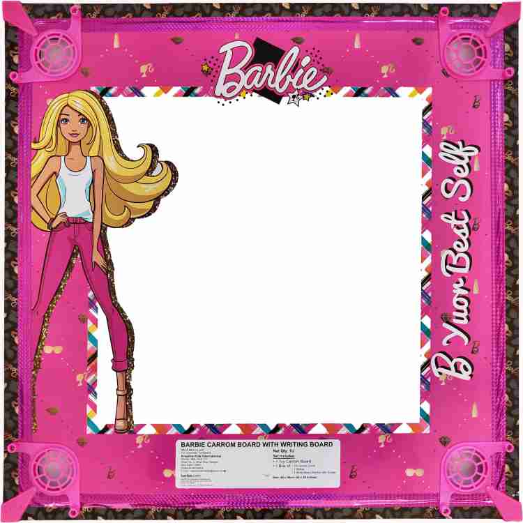 BARBIE Kids Carrom Board 26x26 inch Carrom Board Game Kids Carrom Board 26x26 inch Buy Shine toys in India. shop for BARBIE products in India. Flipkart