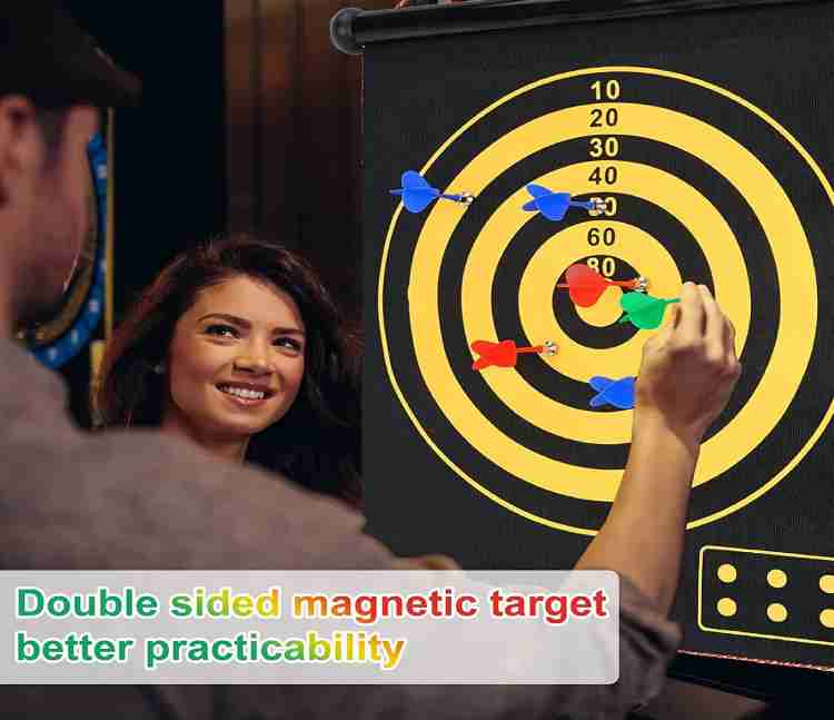 Buy Dart Game- 40 cm (Double Sided Dart Board Game) on Snooplay India