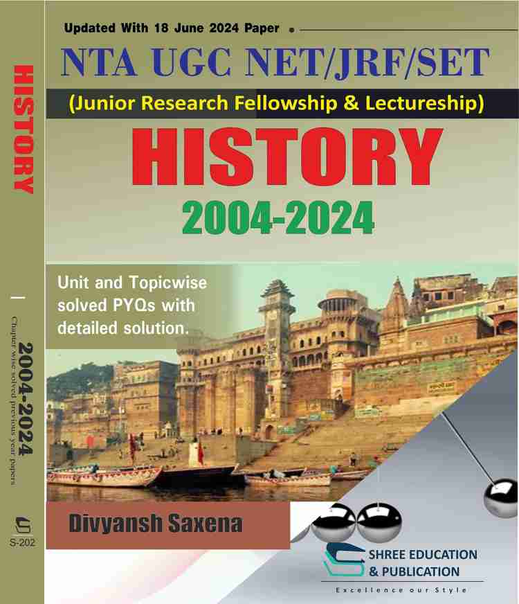 NTA UGC NET/JRF HISTORY BOOK | TOPIC WISE PREVIOUS YEARS QUESTIONS WITH  DETAIL EXPLANATIONS | SOLVED PAPERS FOR HISTORY | 2004-2024 - HISTORY 