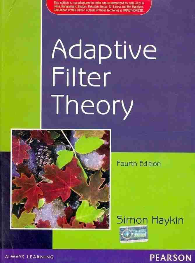 Adaptive Filter Theory: Buy Adaptive Filter Theory by Haykin