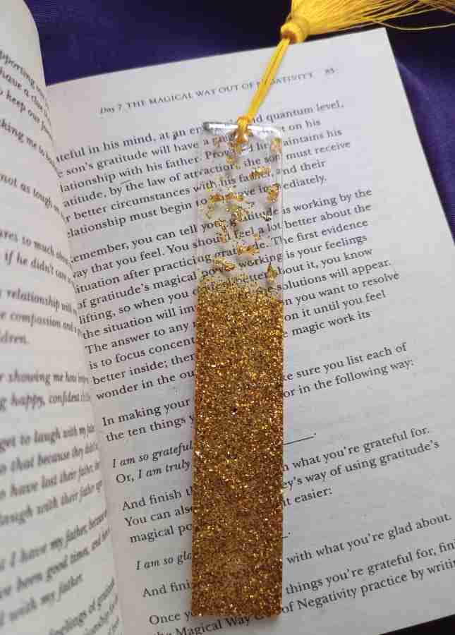 Styleensbysaakshi Chunky Glitter Resin Bookmark Resin Bookmark