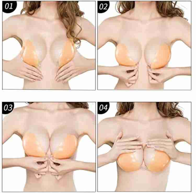 Satin and non-woven Nipple Pasties, Stick On Bra, Nipple Stickers at Rs  90/pack in Bhiwandi