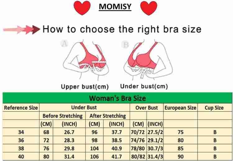 MOMISY Green size :38 Women Maternity/Nursing Lightly Padded Bra - Buy  MOMISY Green size :38 Women Maternity/Nursing Lightly Padded Bra Online at  Best Prices in India