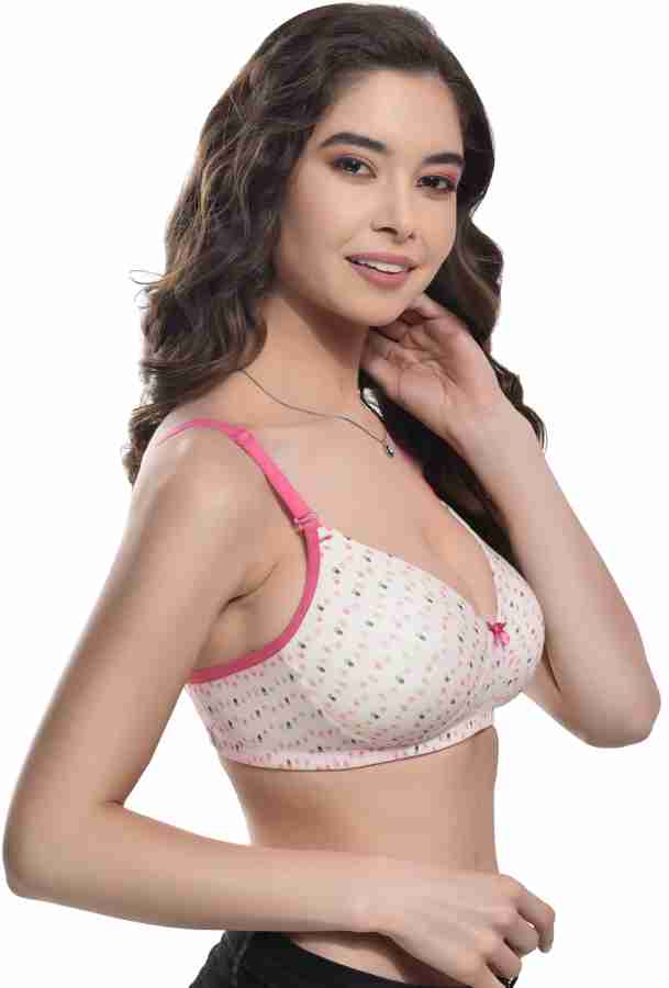 Buy Alishan Green Cotton Blend Full Coverage Lightly Padded Bra - 36C  Online at Best Prices in India - JioMart.