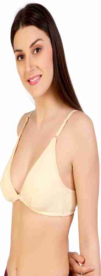 Buy Zourt English Front Open Bra Blue Online at Best Prices in