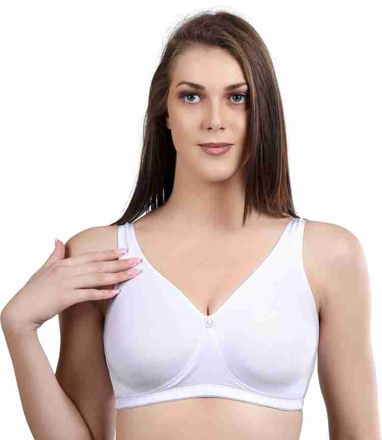 Trylo COMFORTFIT 34 WHITE B - CUP Women T-Shirt Non Padded Bra - Buy Trylo  COMFORTFIT 34 WHITE B - CUP Women T-Shirt Non Padded Bra Online at Best  Prices in India