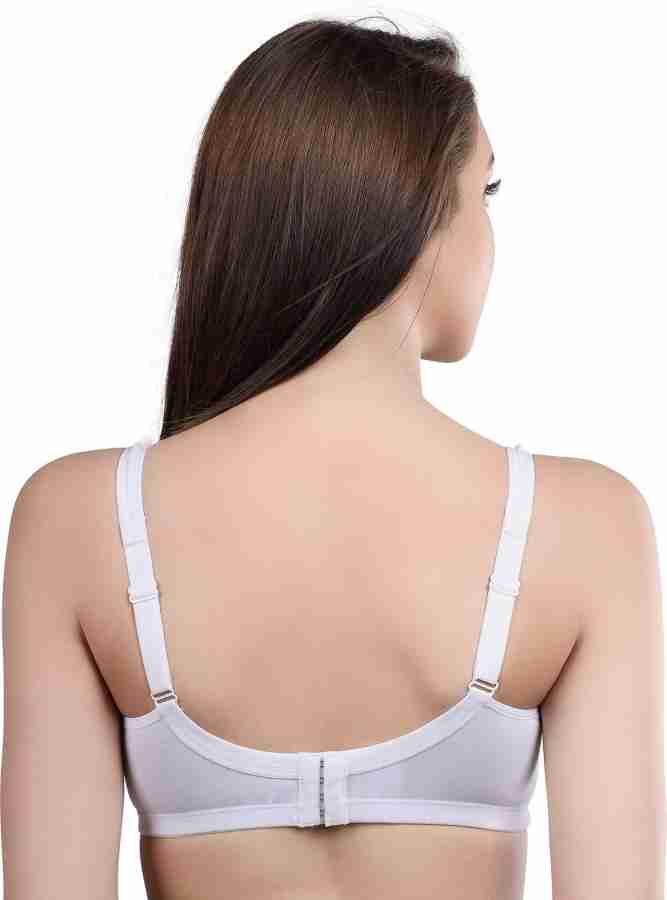 Trylo COMFORTFIT 36 WHITE D - CUP Women Full Coverage Non Padded Bra - Buy  Trylo COMFORTFIT 36 WHITE D - CUP Women Full Coverage Non Padded Bra Online  at Best Prices in India