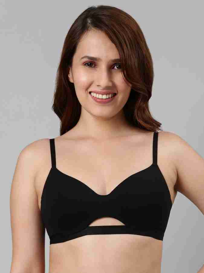 Enamor Women's Padded Wirefree Medium Coverage Invisible Neckline Stretch  Cotton T-Shirt Bra A032 – Online Shopping site in India