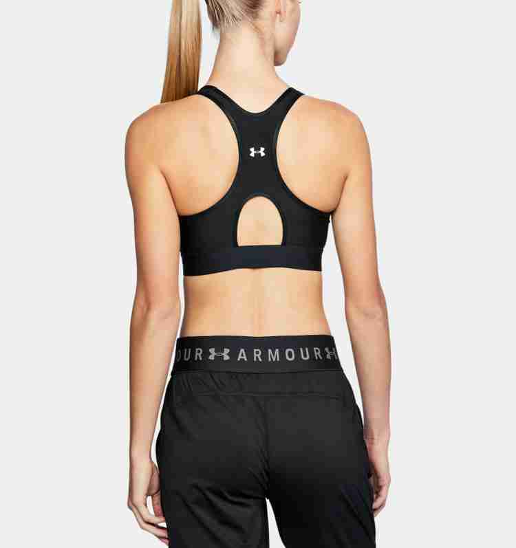 Buy Under Armour women lightly padded training sport bra black Online