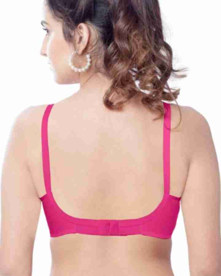Buy Brida Women's Cotton Round Stitch Bra - Minimizer Saree Bra - Plus Size,  Full Coverage, Non-Padded, Wireless,Double Layer Support for Heavy Bust -  Kavya xtrasoft(Grey,32,B) at