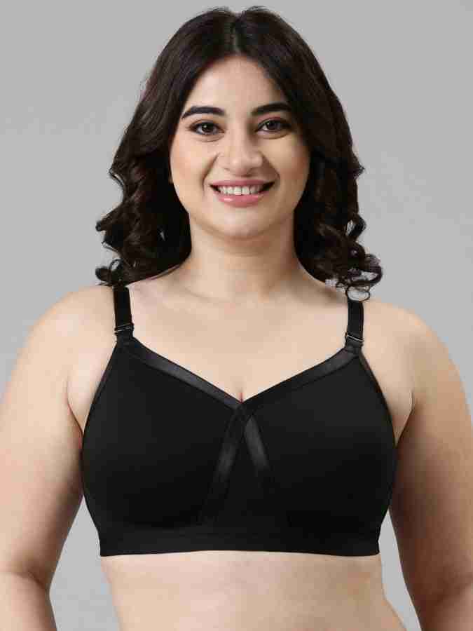 Buy Enamor Full Coverage, Wirefree A038 Engineered X-frame Lift Cotton  Women Full Coverage Non Padded Bra Online at Best Prices in India