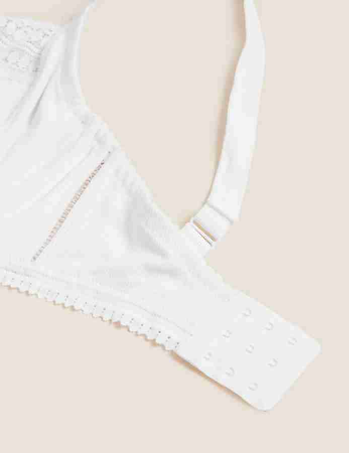 MARKS & SPENCER Anise Lace Wired Balcony Bra F-H T334747WHITE (38F