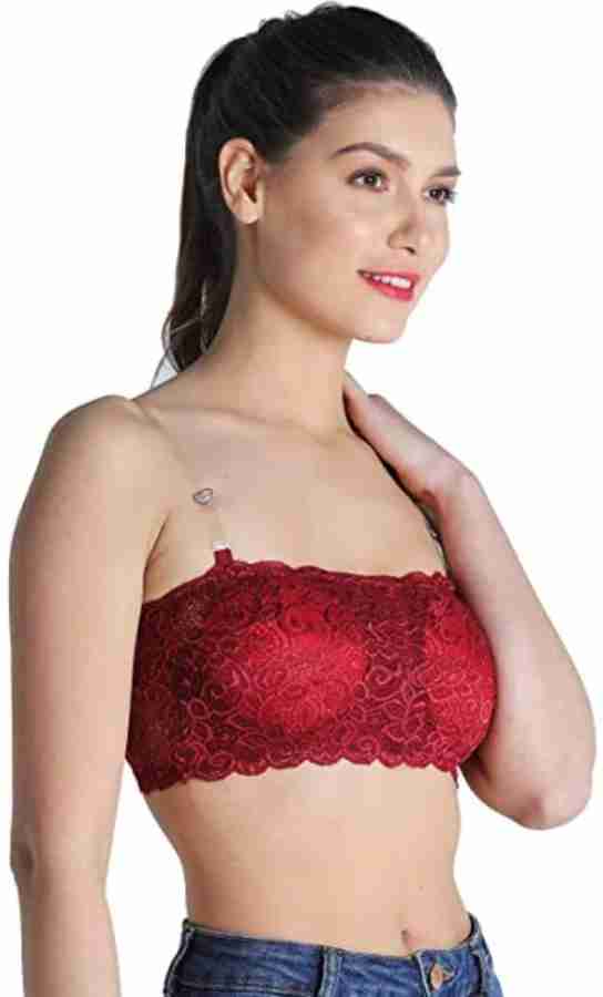 Buy Linora Women's Lace Lightly Paddded Wire Free Reguler Bra (521 White_S)  Online In India At Discounted Prices