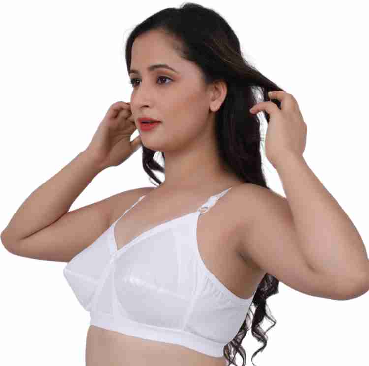 Generic Women''s Cotton Non Padded Non-Wired Regular Bra With Cotton Belts  at Rs 30/piece in Gurugram