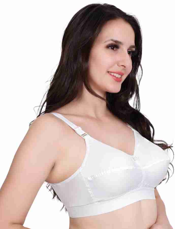 Trylo RIZA COTTONFIT-WHITE-36-G-CUP Women Full Coverage Non Padded Bra -  Buy Trylo RIZA COTTONFIT-WHITE-36-G-CUP Women Full Coverage Non Padded Bra  Online at Best Prices in India