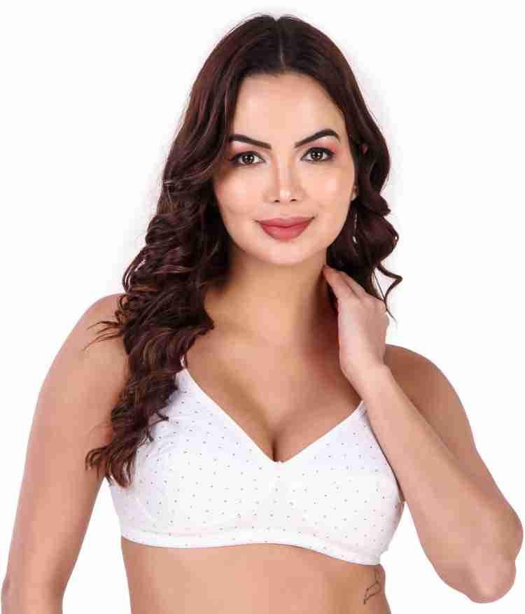 KIMZI Orchid (Silky Bra)-Ivory-28(C) Women Full Coverage Non Padded Bra -  Buy KIMZI Orchid (Silky Bra)-Ivory-28(C) Women Full Coverage Non Padded Bra  Online at Best Prices in India
