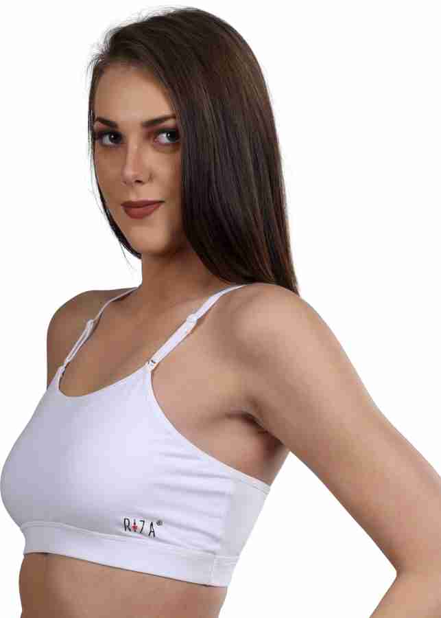 Trylo RIZA TEEN 13 WHITE - S Women Full Coverage Non Padded Bra - Buy Trylo  RIZA TEEN 13 WHITE - S Women Full Coverage Non Padded Bra Online at Best  Prices in India