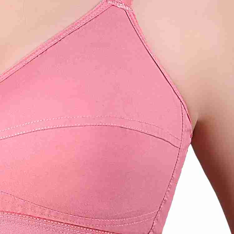 Trylo RIZA COTTONFIT-ROSE GOLD-40-D-CUP Women Full Coverage Non Padded Bra  - Buy Trylo RIZA COTTONFIT-ROSE GOLD-40-D-CUP Women Full Coverage Non  Padded Bra Online at Best Prices in India