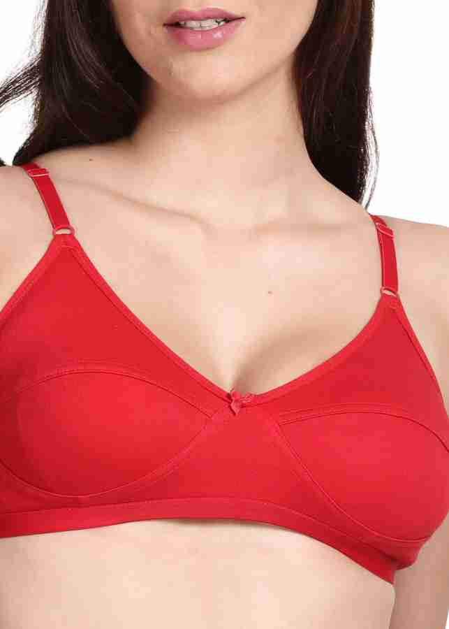Shyle Shyle Non Padded Seamed Casual Bra-Multicolor(Pack of 2