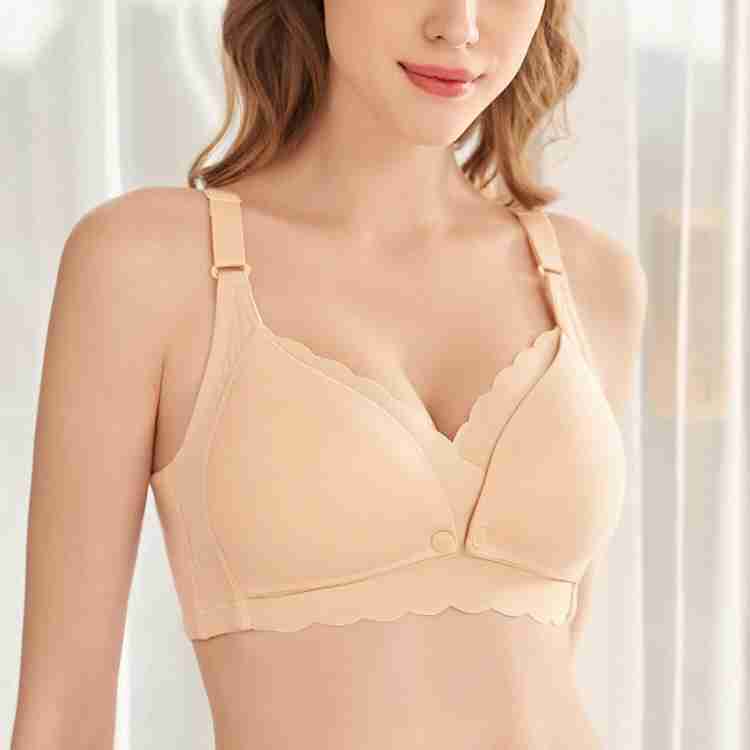 Fashiol Women's Lightly Padded Front Open Maternity Feeding