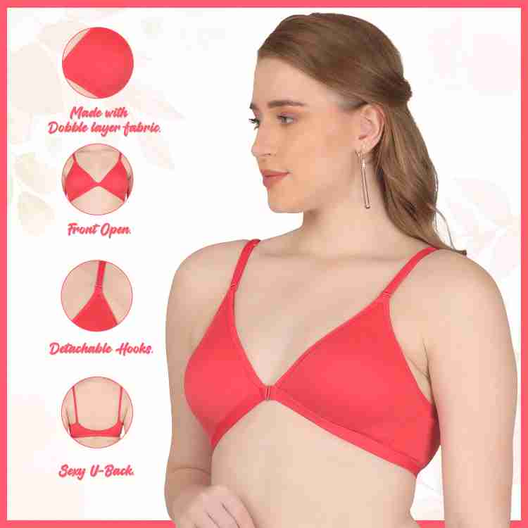 pooja ragenee Closer by Front Women T-Shirt Non Padded Bra - Buy pooja  ragenee Closer by Front Women T-Shirt Non Padded Bra Online at Best Prices  in India