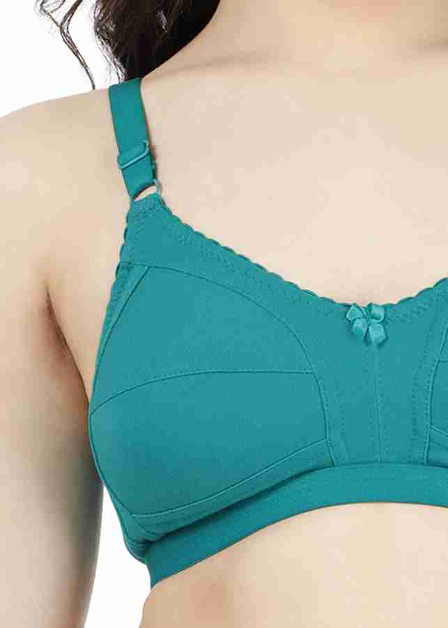 Shyaway Shyle Womens Lapis Blue M Frame Non Padded Wirefree Bra