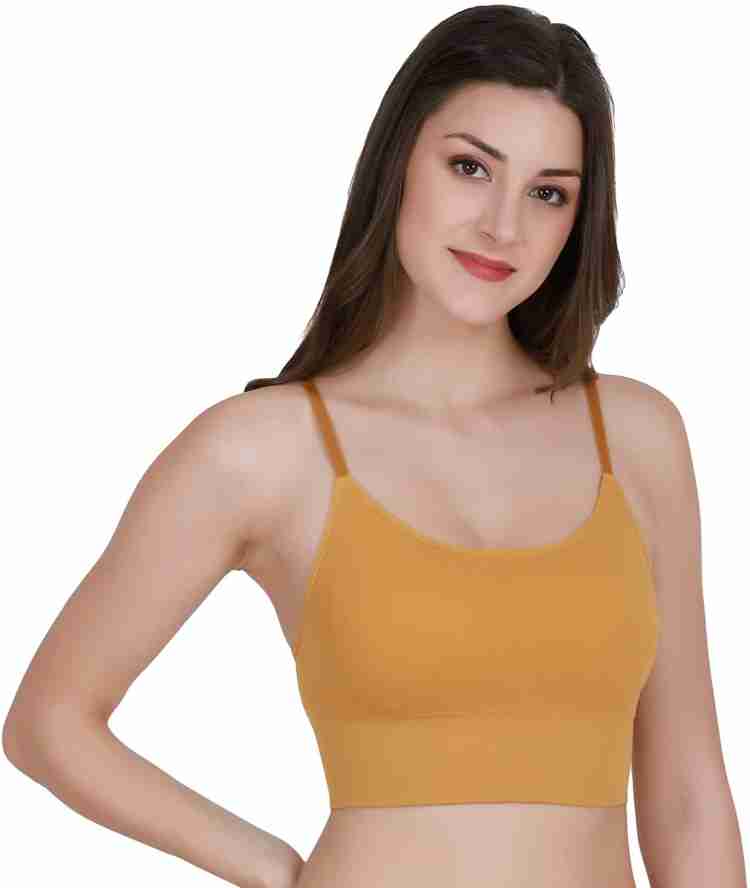 Plain Cotton Blend 646 WOMEN Sports Lightly Padded Bra at Rs 100/piece in  Surat