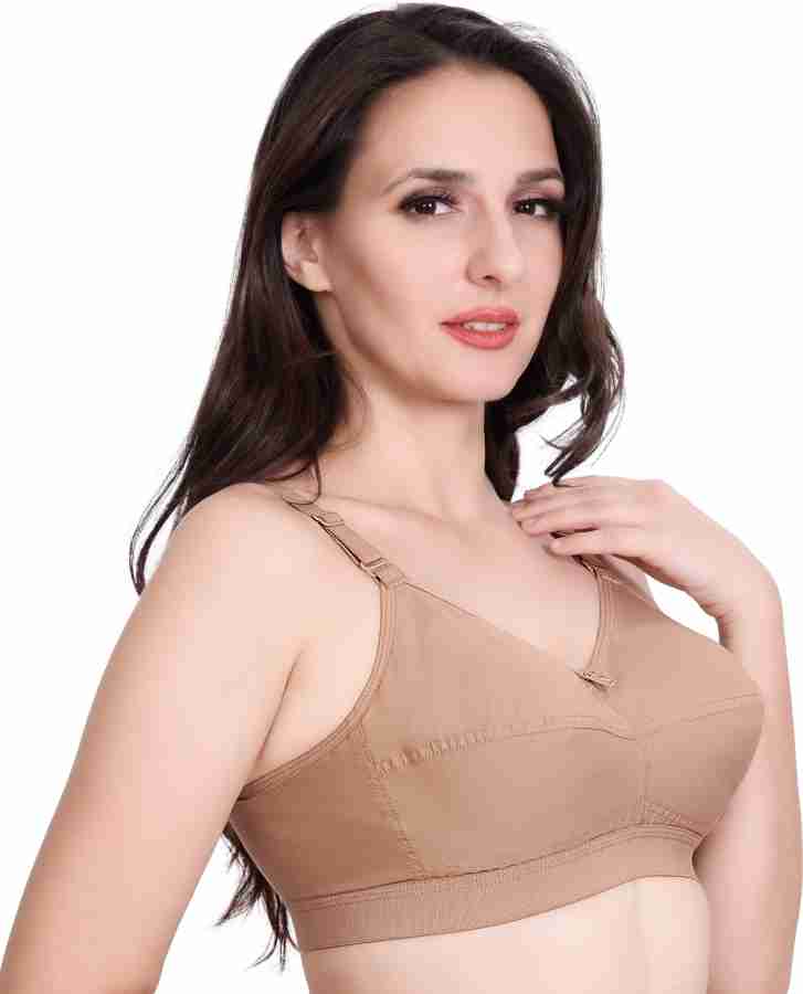 Trylo RIZA COTTONFIT-NUDE-34-G-CUP Women Full Coverage Non Padded