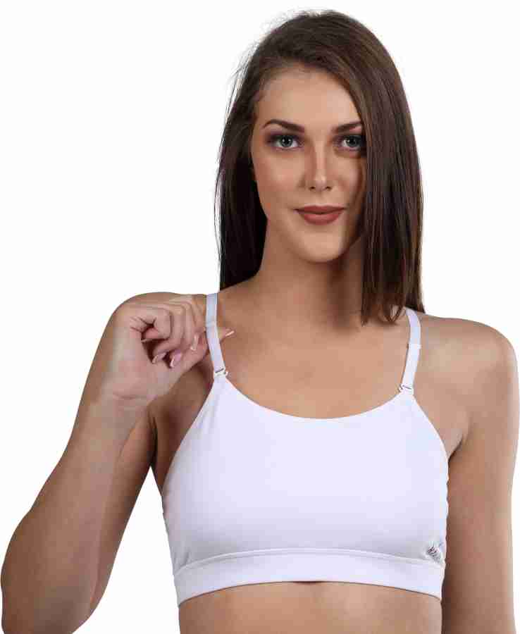 Trylo RIZA TEEN 13 WHITE - M Women Full Coverage Non Padded Bra
