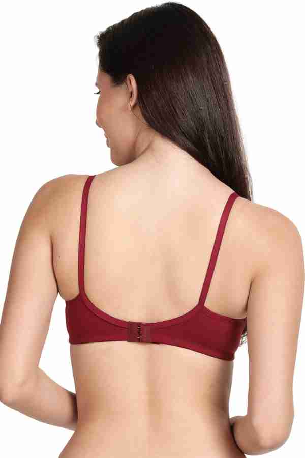 Shyle Shyle cute Non Padded Seamed Casual Bra-Multicolor(Pack of 5