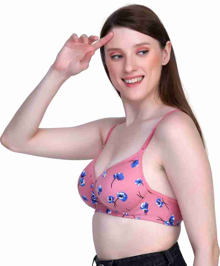 Hosiery Javeree D Cup Full Coverage Moulded Floral Print T-Shirt Bra at Rs  125/piece in Mumbai