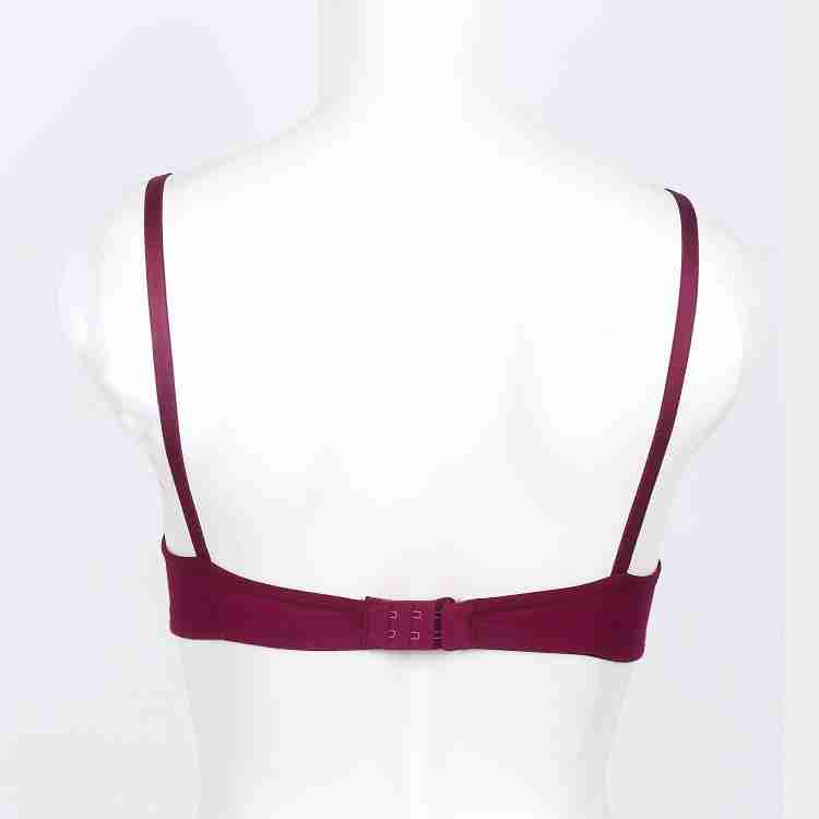 Langer MAROON NON PADDED BRA Women Everyday Non Padded Bra - Buy Langer  MAROON NON PADDED BRA Women Everyday Non Padded Bra Online at Best Prices  in India