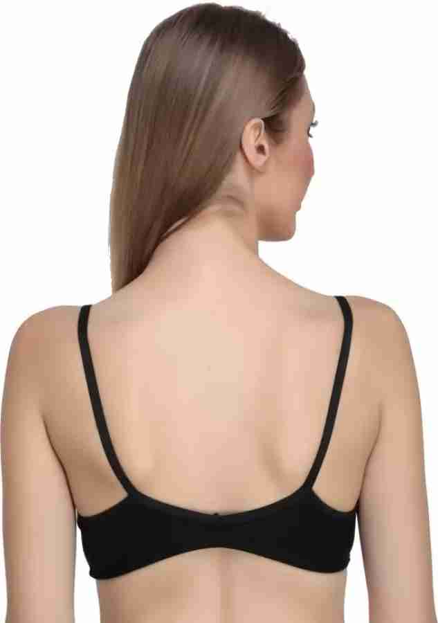 Prynkx Womens Non Padded Cotton Front Open Bra Front-Closure