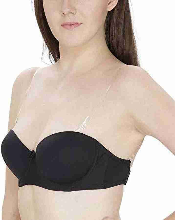 QAUKY Non-Padded under wired pushup Transparent Clear Back Strap bra for women  Women Balconette Non Padded Bra - Buy QAUKY Non-Padded under wired pushup  Transparent Clear Back Strap bra for women Women