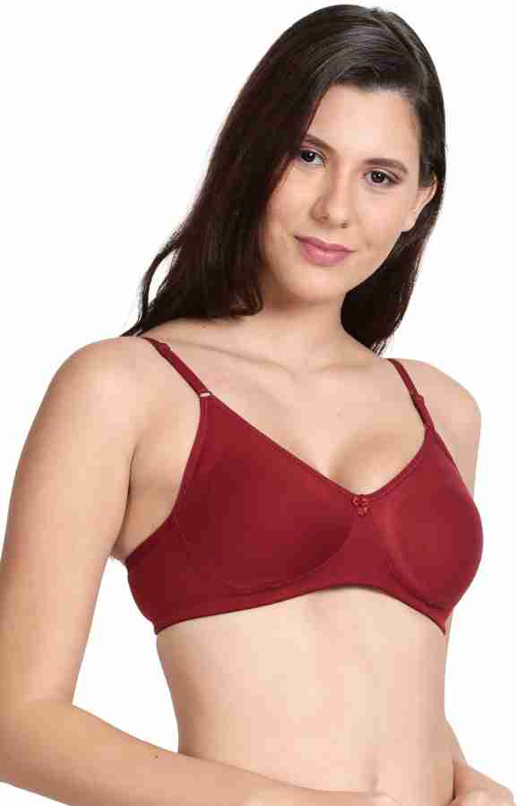 Shyle Shyle cute Non Padded Seamed Casual Bra-Multicolor(Pack of 5