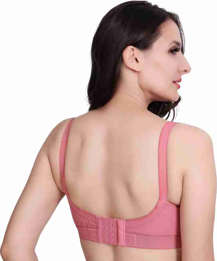 Trylo RIZA COTTONFIT-ROSE GOLD-34-D-CUP Women Full Coverage Non Padded Bra  - Buy Trylo RIZA COTTONFIT-ROSE GOLD-34-D-CUP Women Full Coverage Non  Padded Bra Online at Best Prices in India