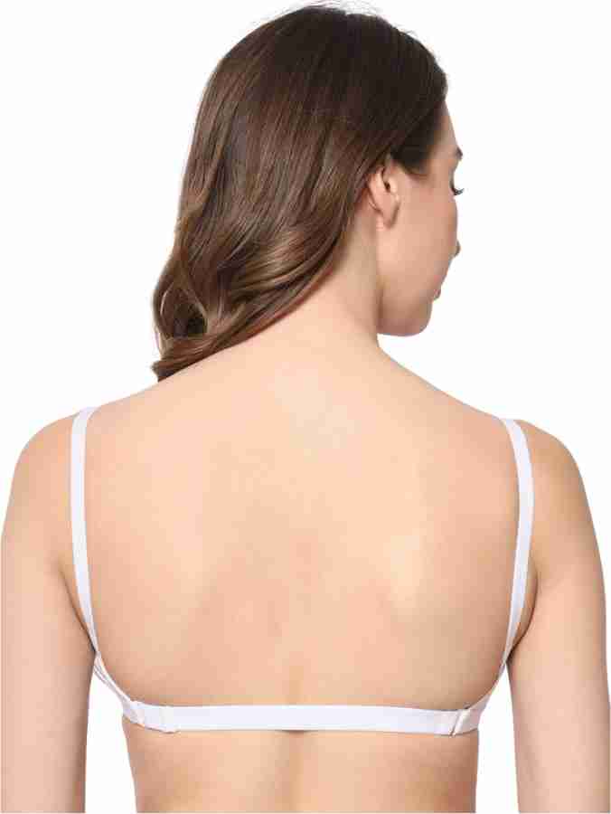 Bewild Backless Transparent Straps bra Women Full Coverage Non