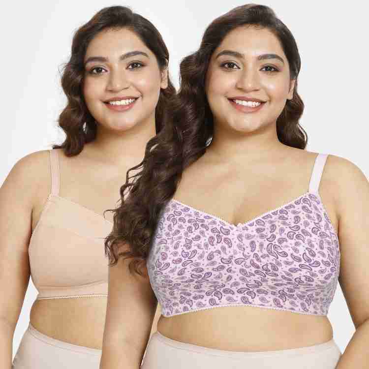 Buy Rosaline by Zivame Purple Non-wired Non-padded Full Coverage Bra for  Women Online @ Tata CLiQ