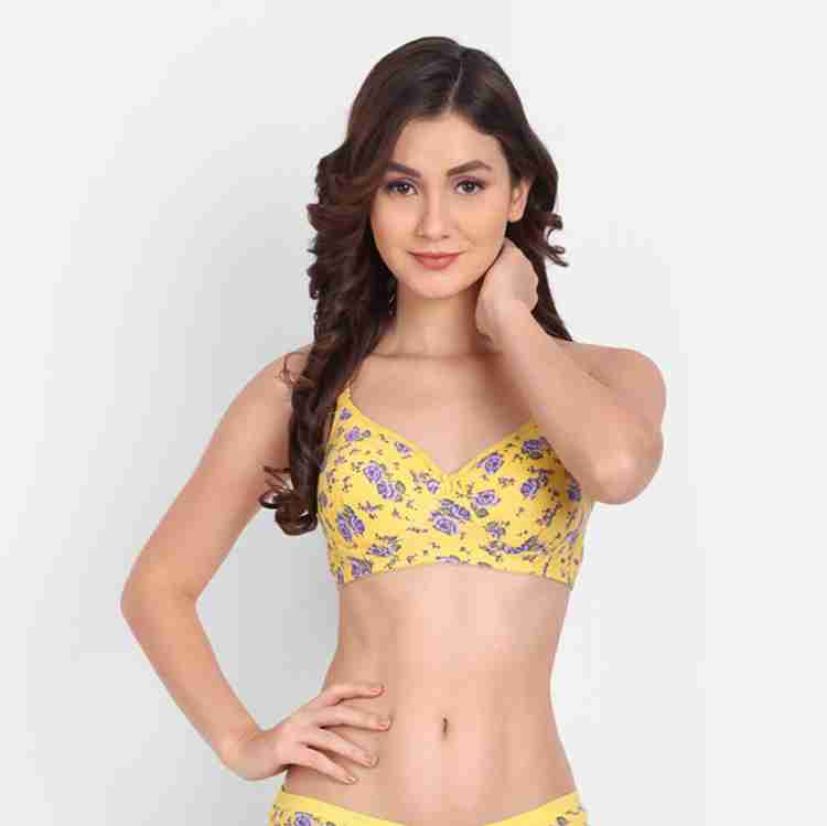 Liigne Liigne Flower Print Bra For Women Women Everyday Lightly Padded Bra  - Buy Liigne Liigne Flower Print Bra For Women Women Everyday Lightly  Padded Bra Online at Best Prices in India