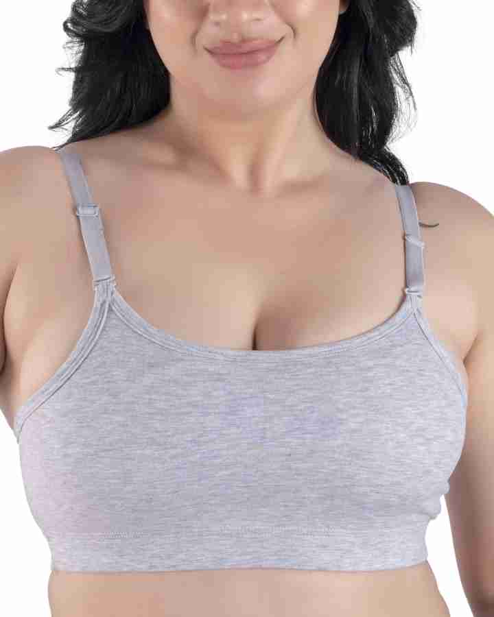 Buy Missvalentine Women's Non Padded fullcoverage bra-Mansi-48B-White,  Maroon