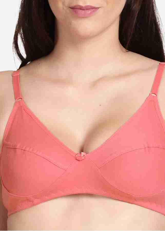 Shyle Shyle Non Padded Seamed Casual Bra-Multicolor(Pack of 3