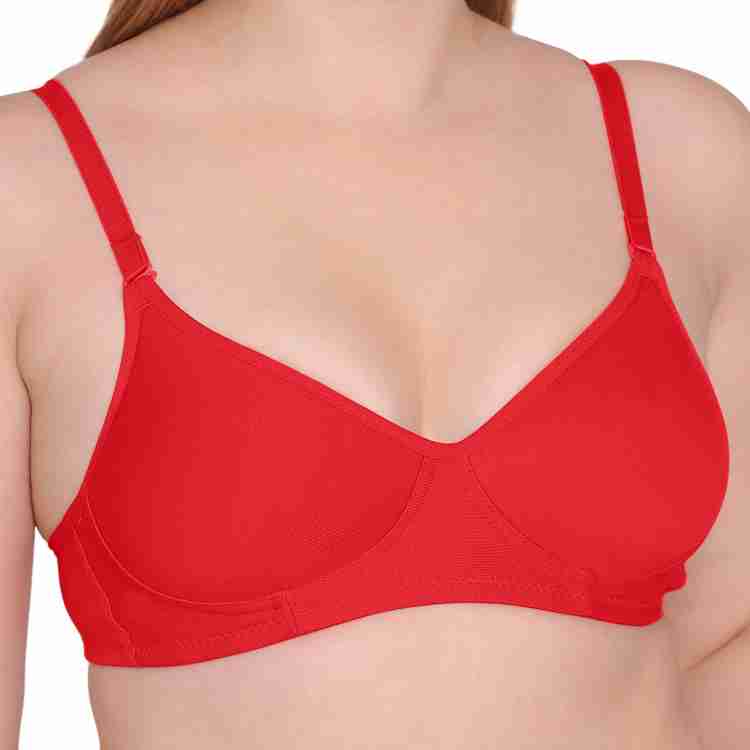 KOMLI Komli Medium Padded Cotton Rich Full Coverage Bra Women T